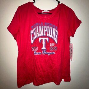 2023 Texas Rangers World Series‎ Champions T-Shirt Womens, Medium